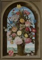 Jarrón de flores en una ventana Ambrosius Bosschaert
